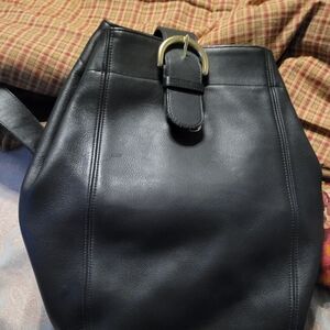 Vintage Black Coach Backpack